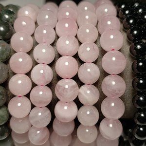 8mm Rose Quartz Bracelets